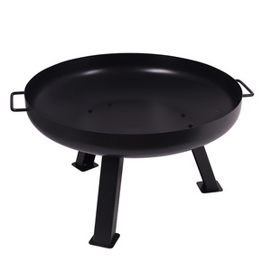 23.5" fire pit portable backyard large steel outdoor modern firepit