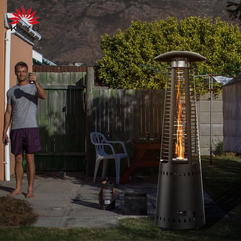 Pellet Heater14KW European Freestanding Wood Pellet Patio Heaters Outdoor Cast Iron Garden Pellet Heaters