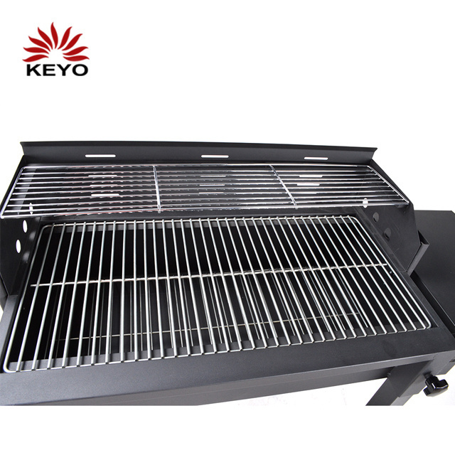 Hot sales outdoor garden trolly high quality Humanized Design terracotta barbecue grill