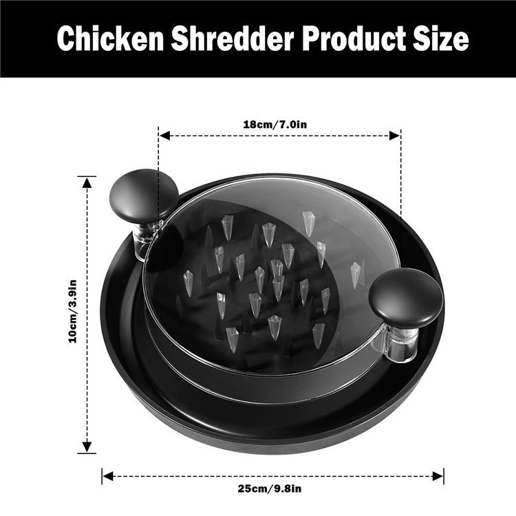 Meat Shredder Machine Tool Twist Chicken Meat Shredder For Bbq Pulled Pork Beef Chicken