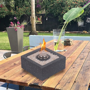 Tabletop Alcohol Fireplace Indoor Outdoor Fire Pit Portable Fire Concrete Bowl Pot Fireplace Fire Bowl Ethanol Fireplace