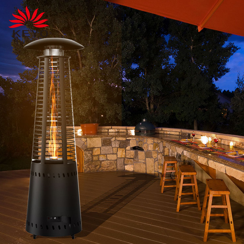 Pellet Heater14KW European Freestanding Wood Pellet Patio Heaters Outdoor Cast Iron Garden Pellet Heaters