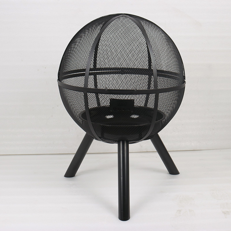 Ball Firepit Outdoor Garden Camping Wood Burning Sphere Fire pits