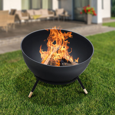 Brasero exterieur barbecue plancha Wood Burner Outdoor Brazier Portable Garden Firepit with BBQ Grill Camping Fire Pit