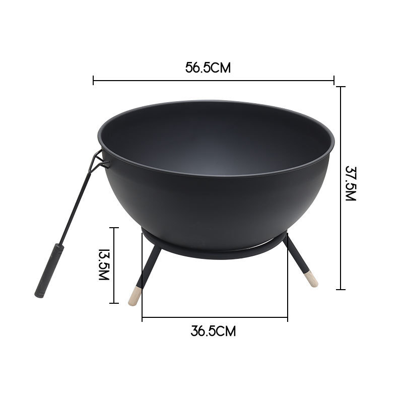 Brasero exterieur barbecue plancha Wood Burner Outdoor Brazier Portable Garden Firepit with BBQ Grill Camping Fire Pit