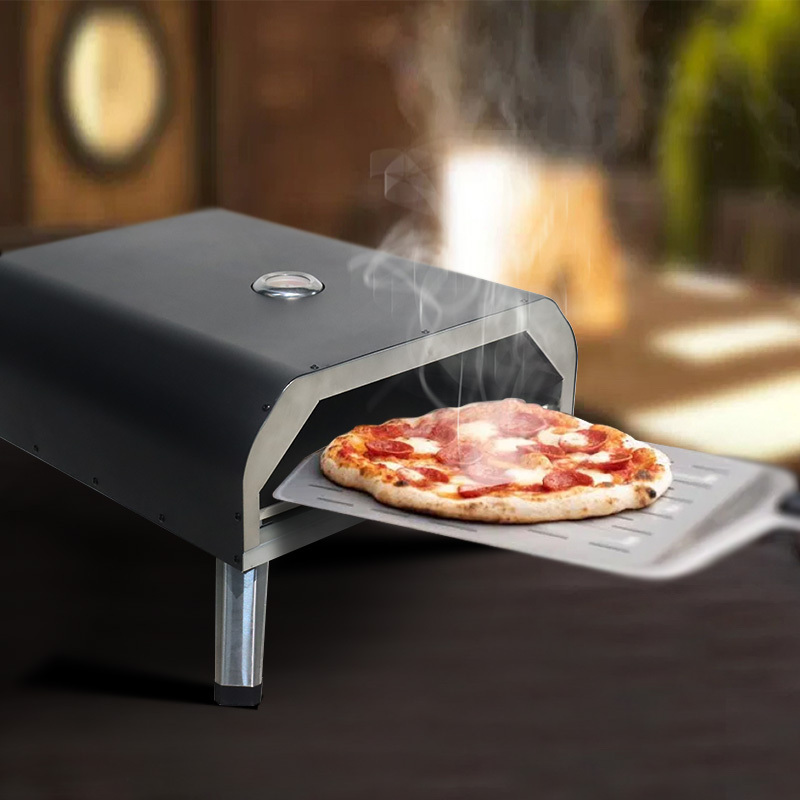 16 Inch Portable Commercial Stainless Steel  Outdoor Kitchen Gas Pizza Oven