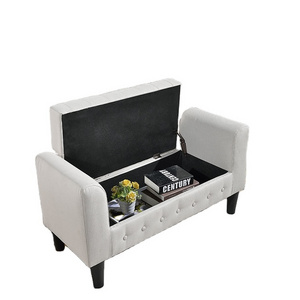 Blanket Box Storage Ottoman tray multifunctional Living Room furniture storage benches modern sofa set