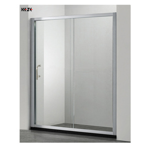 Bathroom Small Tempered Glass Sliding Shower Door