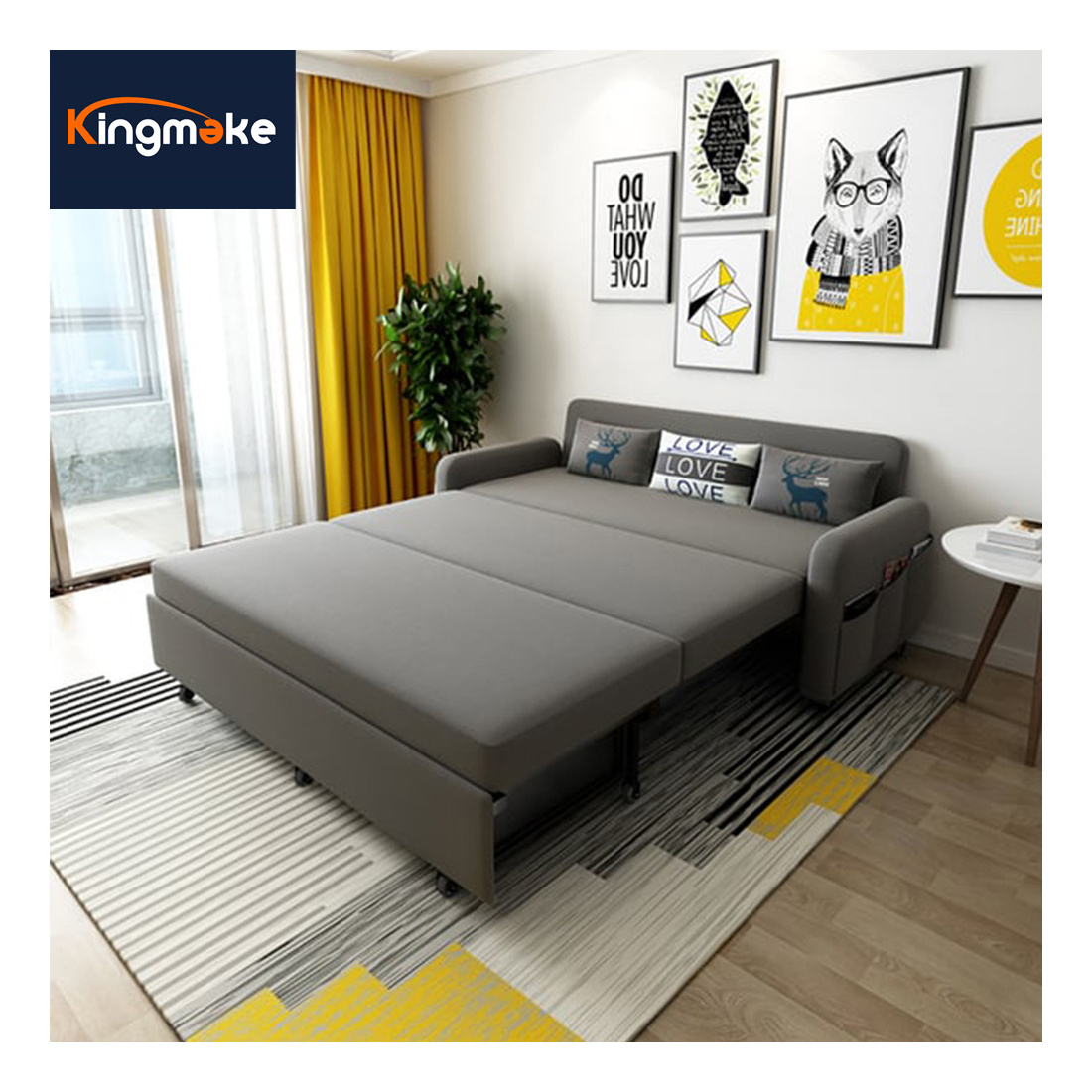 Bedroom Furniture Space Saving Modern Living Room Multifunctional Transformable Folding Sofa Sleeper Bed