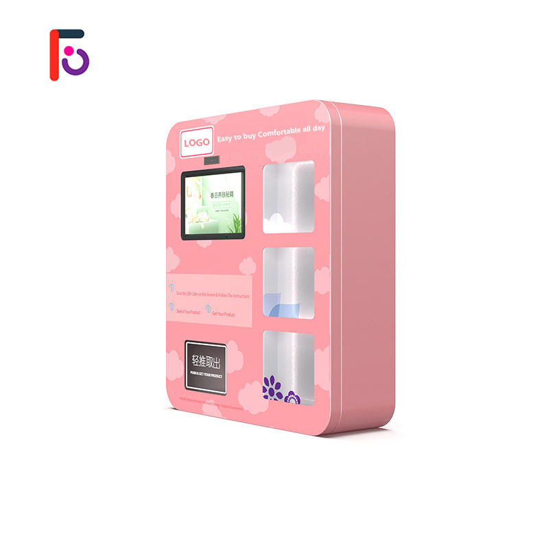 FEISHI Small Wall Mounted Women'S Goods Vending Machine Sanitary Napkin Towel Pads Vending Machine