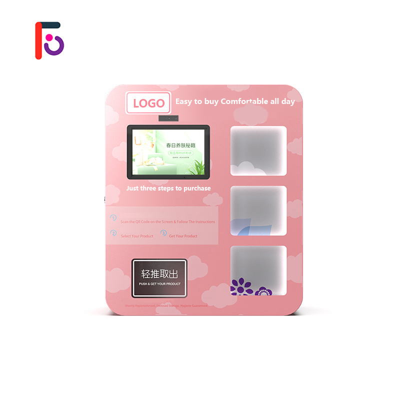 FEISHI Small Wall Mounted Women'S Goods Vending Machine Sanitary Napkin Towel Pads Vending Machine