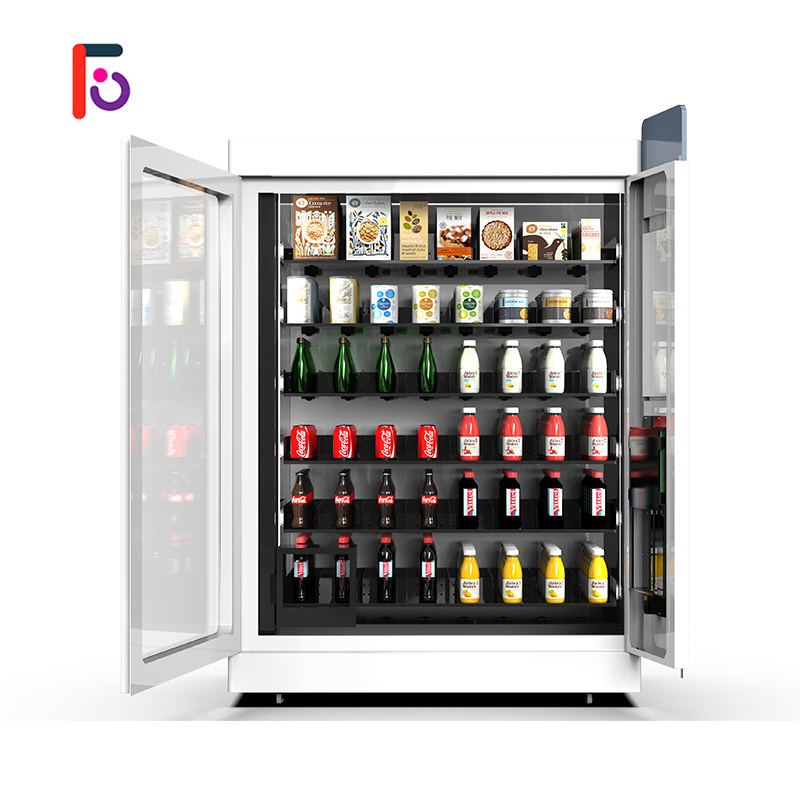 FEISHI Large Cold 21.5 inches Touch screen vending machine for drink snack