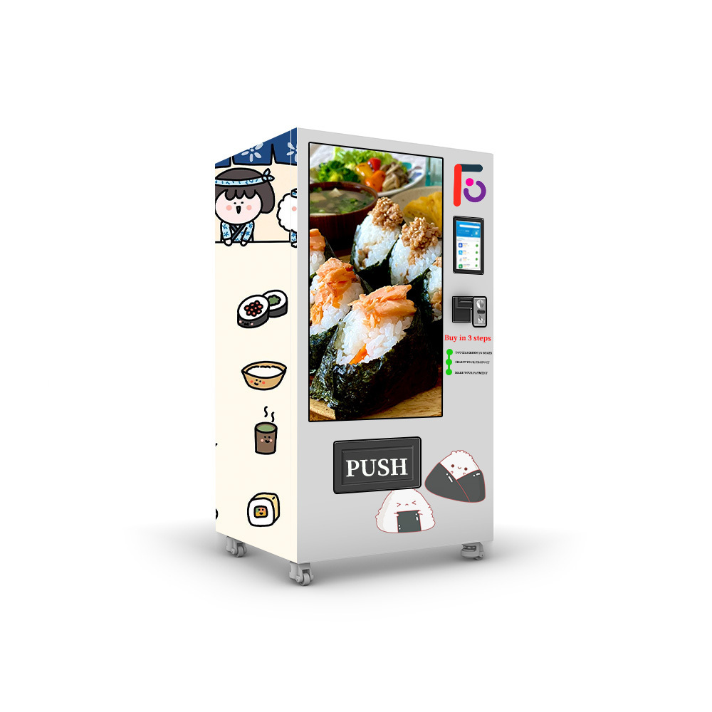 Snack Shop Machine Use Sushi Coin Operated Automatic Drink Vending Machine China Machines Manufacturer