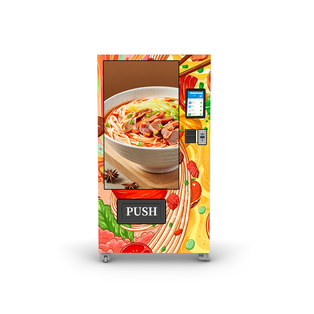 Instant Ramen Instant Noodle Drinks And Snack Vending Machine Touch Screen