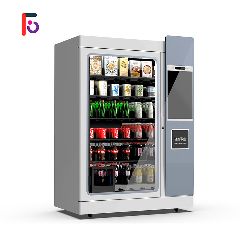 FEISHI Large Cold 21.5 inches Touch screen vending machine for drink snack