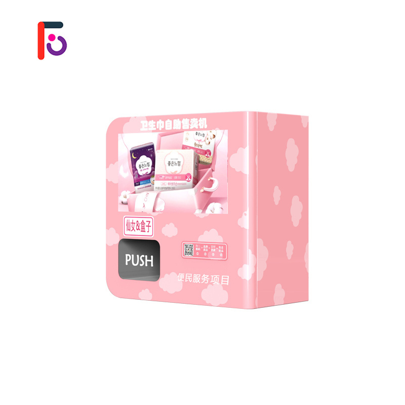 FEISHI Small Wall Mounted Women'S Goods Vending Machine Sanitary Napkin Towel Pads Vending Machine