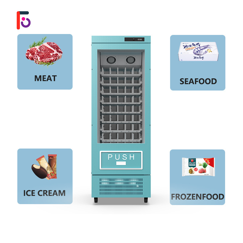 FEISHI Door opening cabinet Ice Cream  Vending Machine Refrigerated Vending Machine