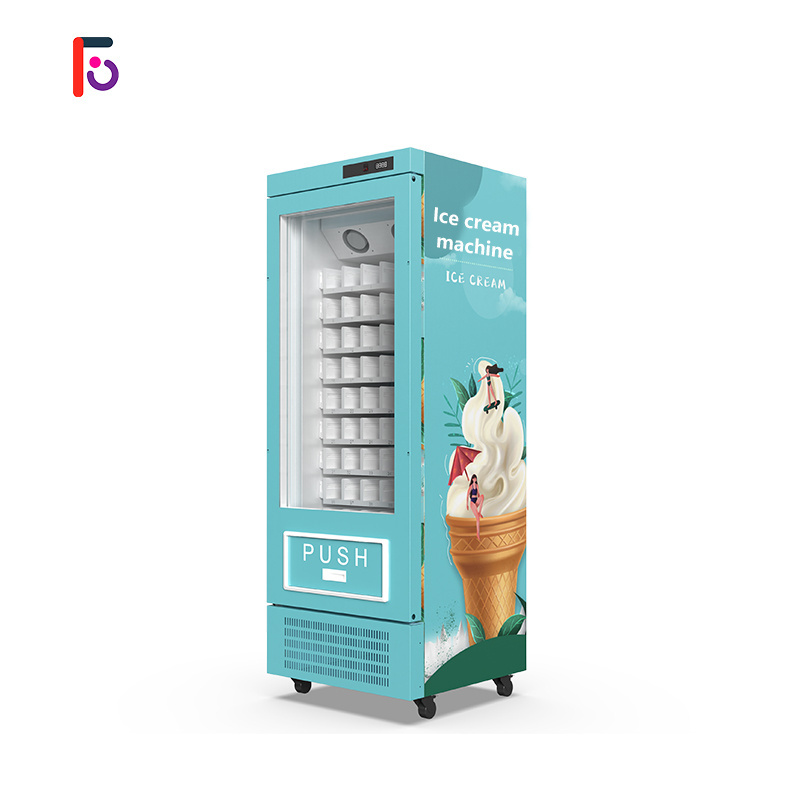 FEISHI Door opening cabinet Ice Cream  Vending Machine Refrigerated Vending Machine