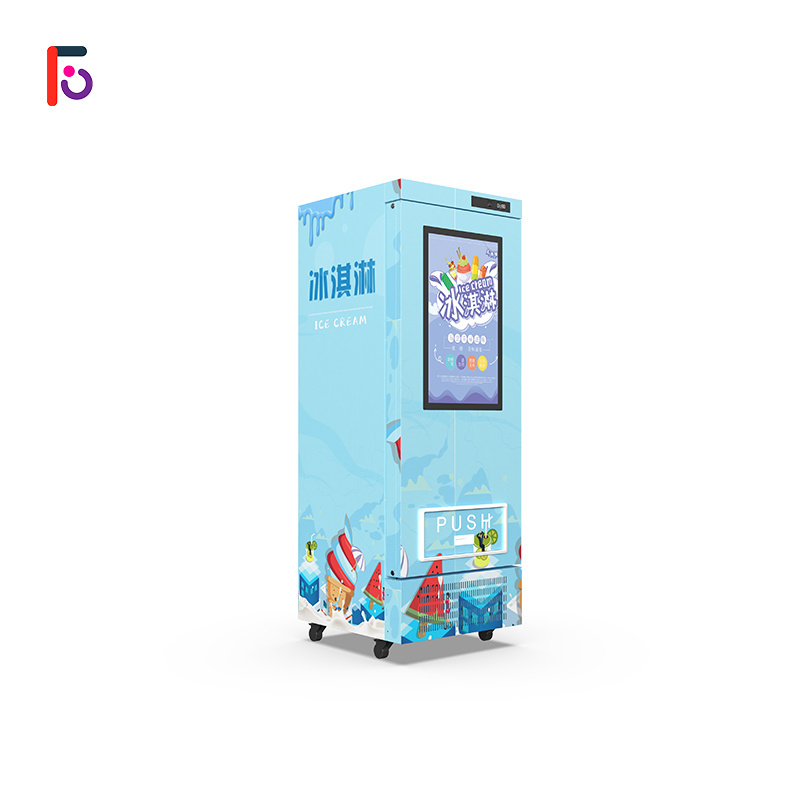 FEISHI Door opening cabinet Ice Cream  Vending Machine Refrigerated Vending Machine