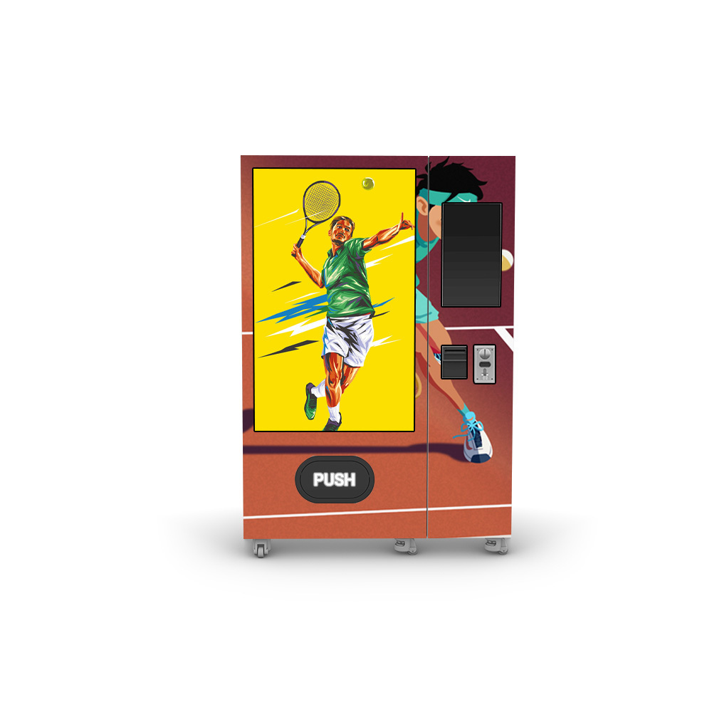 Card Operated Vending Machines Tennis Balls Self Serve Coin Changer Vending Machine