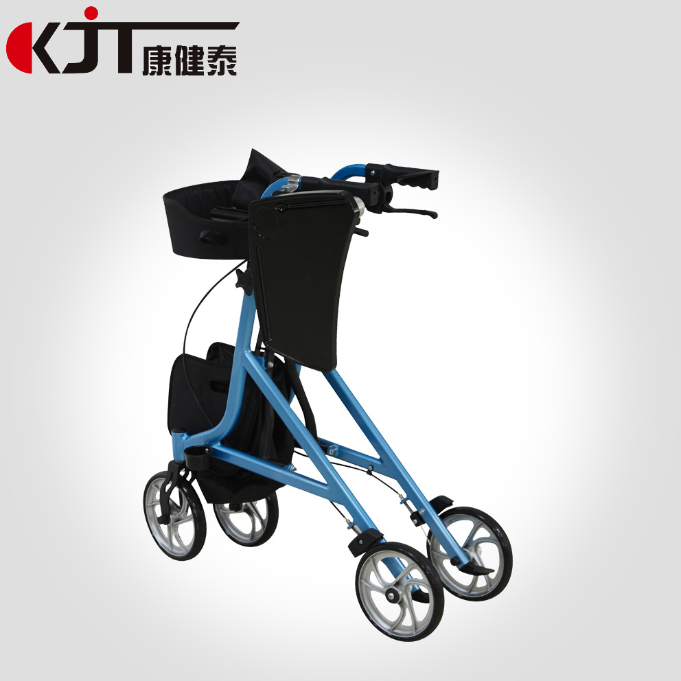 Made In China aluminium Rollator Shopping Cart Steel Folding Walker With Seat walker chair for adults Walker Rollator