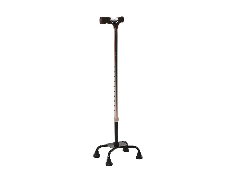 Walking Aids Hospital 4-foot Alloy Tetrapod Aluminium Disabled Elderly Old Man Titanium Walking Stick Cane For Blind Price