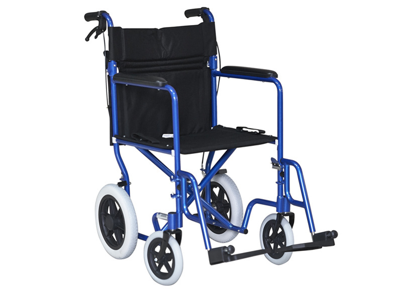 wheelchair used for sale silla de ruedas foldable medical Manual heavy duty folding aluminum transport Wheelchair