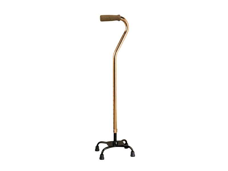 Walking Aids Hospital 4-foot Alloy Tetrapod Aluminium Disabled Elderly Old Man Titanium Walking Stick Cane For Blind Price