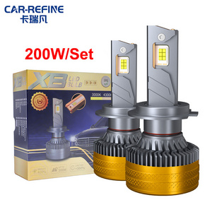 X8 200W truck headlight 12V 24V Car Bulbs Led Headlight H7 LED CANBUS H4 LED Light 9005 Fog Lamp H3 H8 H11 H1 Led Headlight Bulb