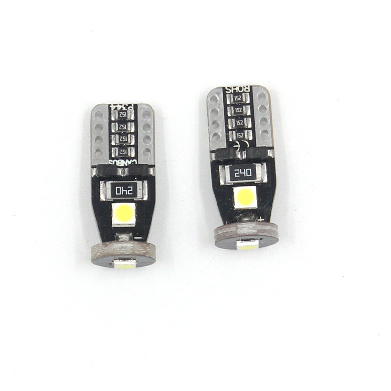 3SMD 3030 T10 Led Canbus Error Free Bulb Light 12V 194 W5w 168 T10 LED Bulbs Car LED Lights Tail W5W Led Light Interior Bulb