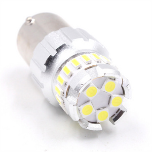 Manufacturer LED Light 1156 Ba15s 7440 7443 1157 3157 18SMD 4014 Canbus White Red Yellow Led 1156 Turn Signal Lamp Brake Bulb