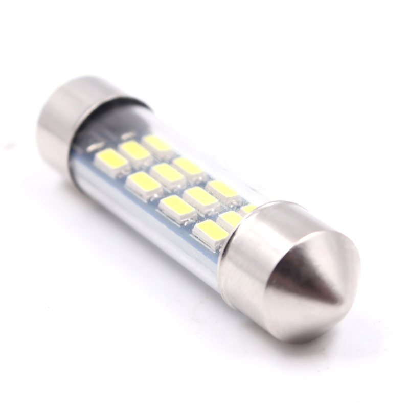 W5W White Car Bulbs 28mm 31mm 36mm 39mm 41mm 3030 12SMD Canbus Interior Car LED Festoon Lighting Light Lamp C5W