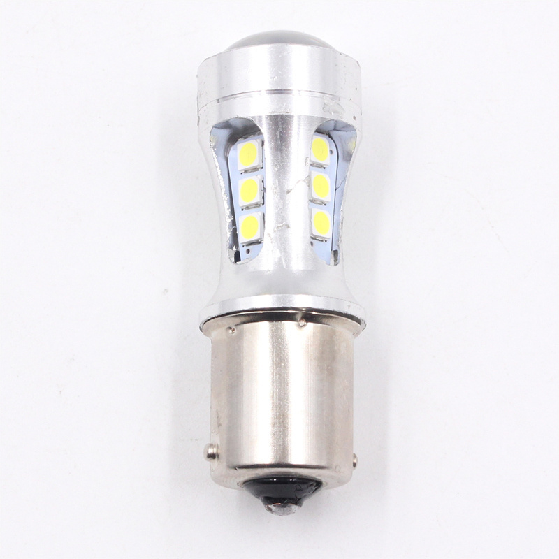 Car Bulbs LED 1156 Ba15s 7440 7443 1157 3157 YH 18SMD 3030 Canbus White Red Yellow 1156 Turn Signal Lamp Brake LED Light H4