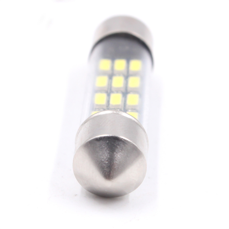 W5W White Car Bulbs 28mm 31mm 36mm 39mm 41mm 3030 12SMD Canbus Interior Car LED Festoon Lighting Light Lamp C5W