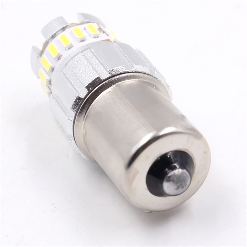 Manufacturer LED Light 1156 Ba15s 7440 7443 1157 3157 18SMD 4014 Canbus White Red Yellow Led 1156 Turn Signal Lamp Brake Bulb