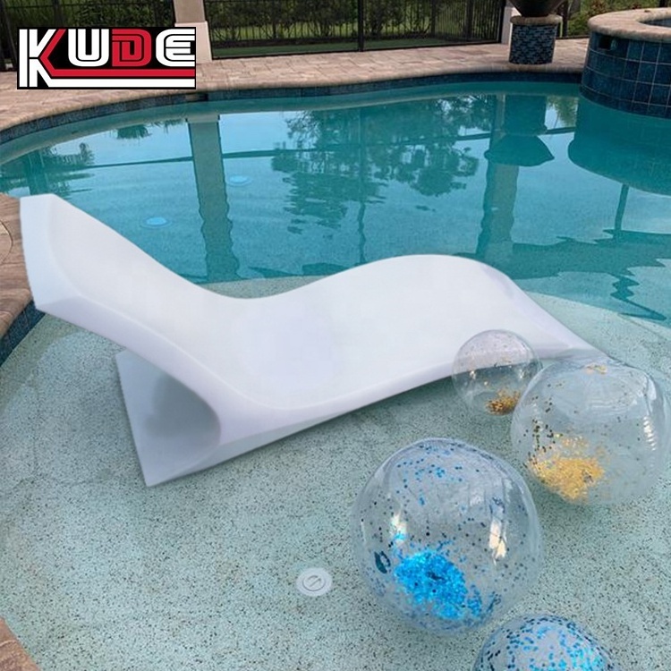 Ledge Pool Lounger UV Protection Outdoor In-Pool Chaise Lounge Pool chairs sun lounger