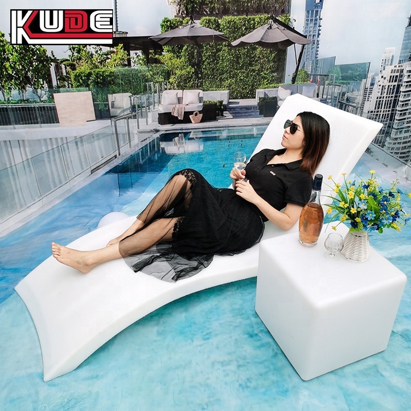 Ledge Pool Lounger UV Protection Outdoor In-Pool Chaise Lounge Pool chairs sun lounger