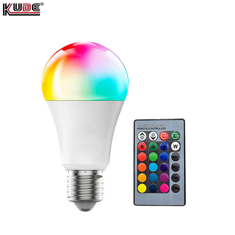 16 colors change led light e27 led light bulb for led furniture replacement