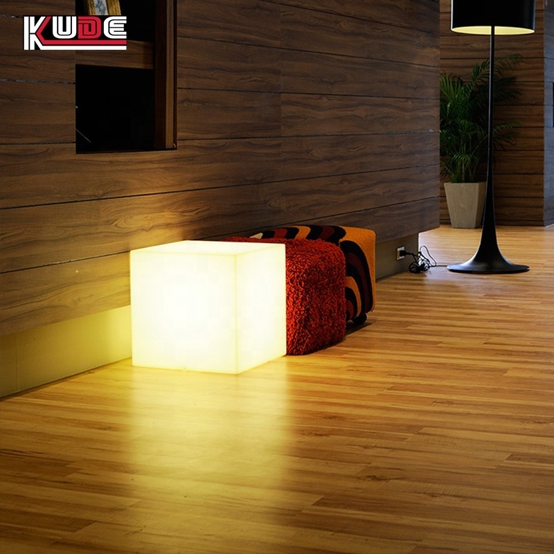 Hot Selling LED Bar furniture glowing light up cube stool