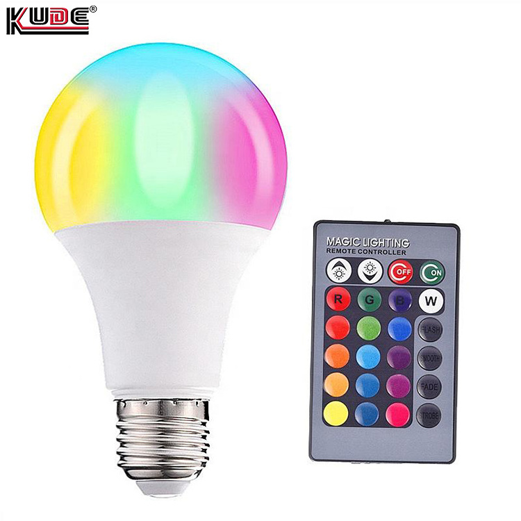 16 colors change led light e27 led light bulb for led furniture replacement