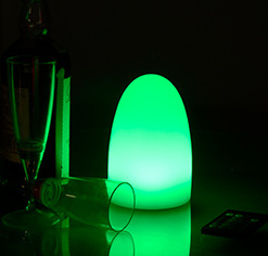 Remote Control Dimmable Bedside LED Light Battery Operated RGB LED Table Lamp