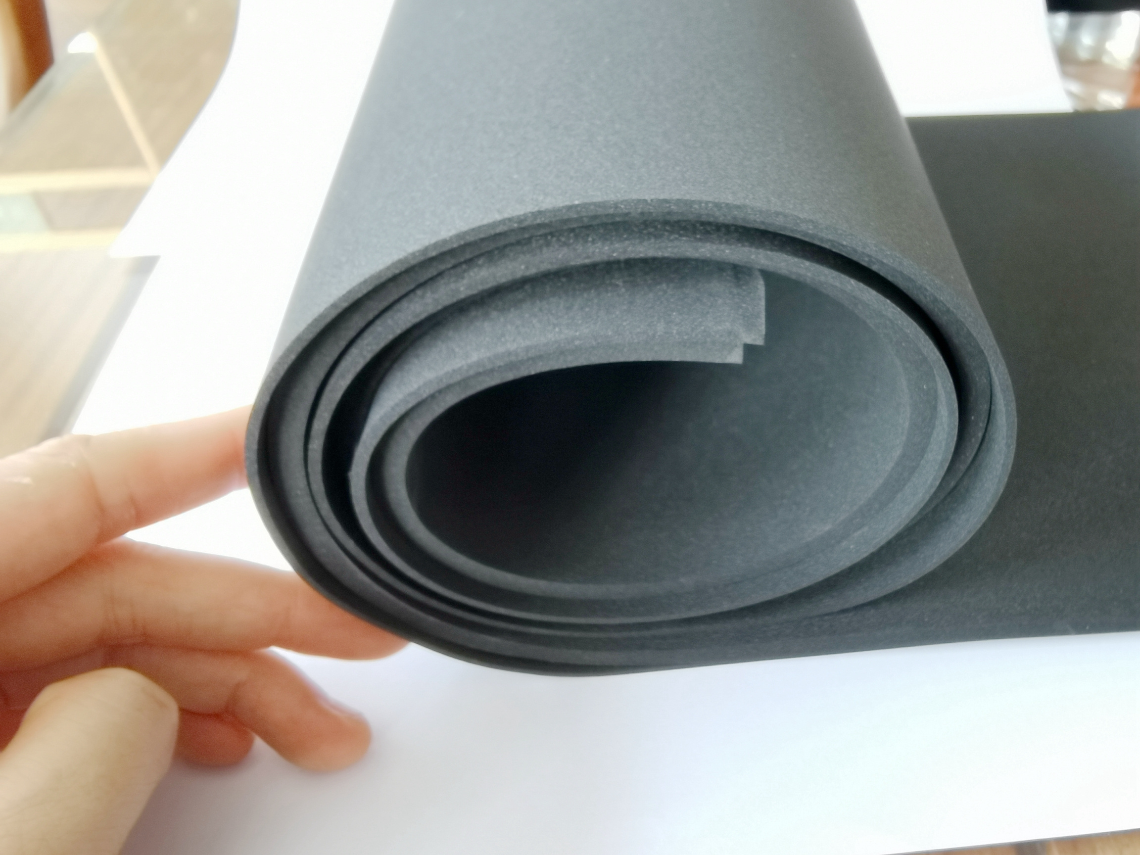 Building material thermal insulating foam Cushion pad EPDM NBR CR rubber foam sheet roll