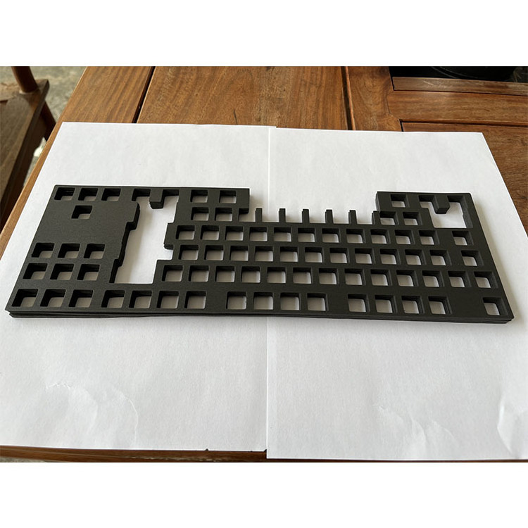 Shaft under the mat shock-proof mute keyboard pu foam sheet poron gasket xrd custom die cut OEM 4701/le-20 Black 2/3/3.5/4/5mm