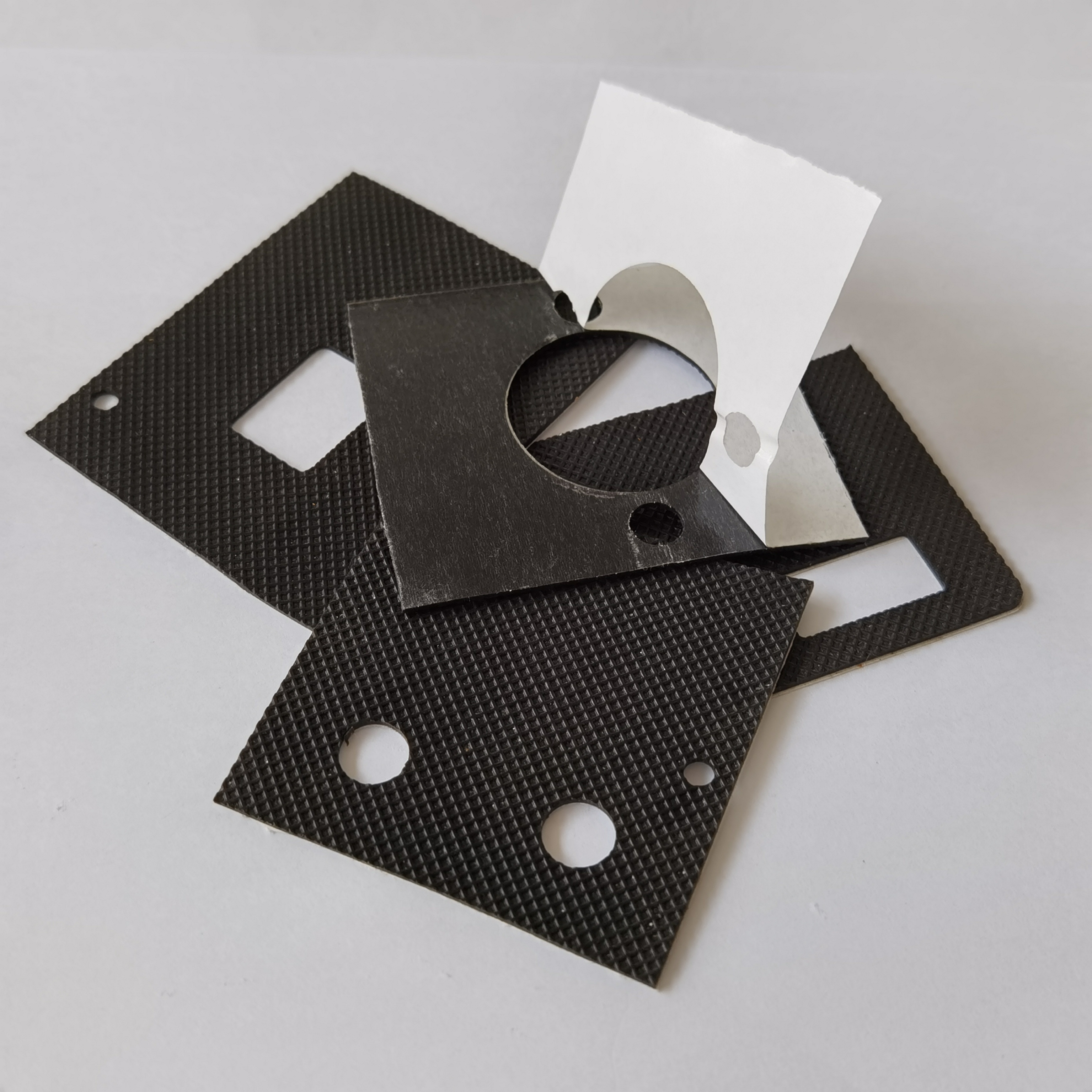 OEM ODM silicone adhesive pad customized silicone rubber paster sticker cushion sheet