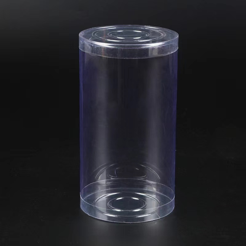 pvc plastic round box with transparent printed packaging  cylinder