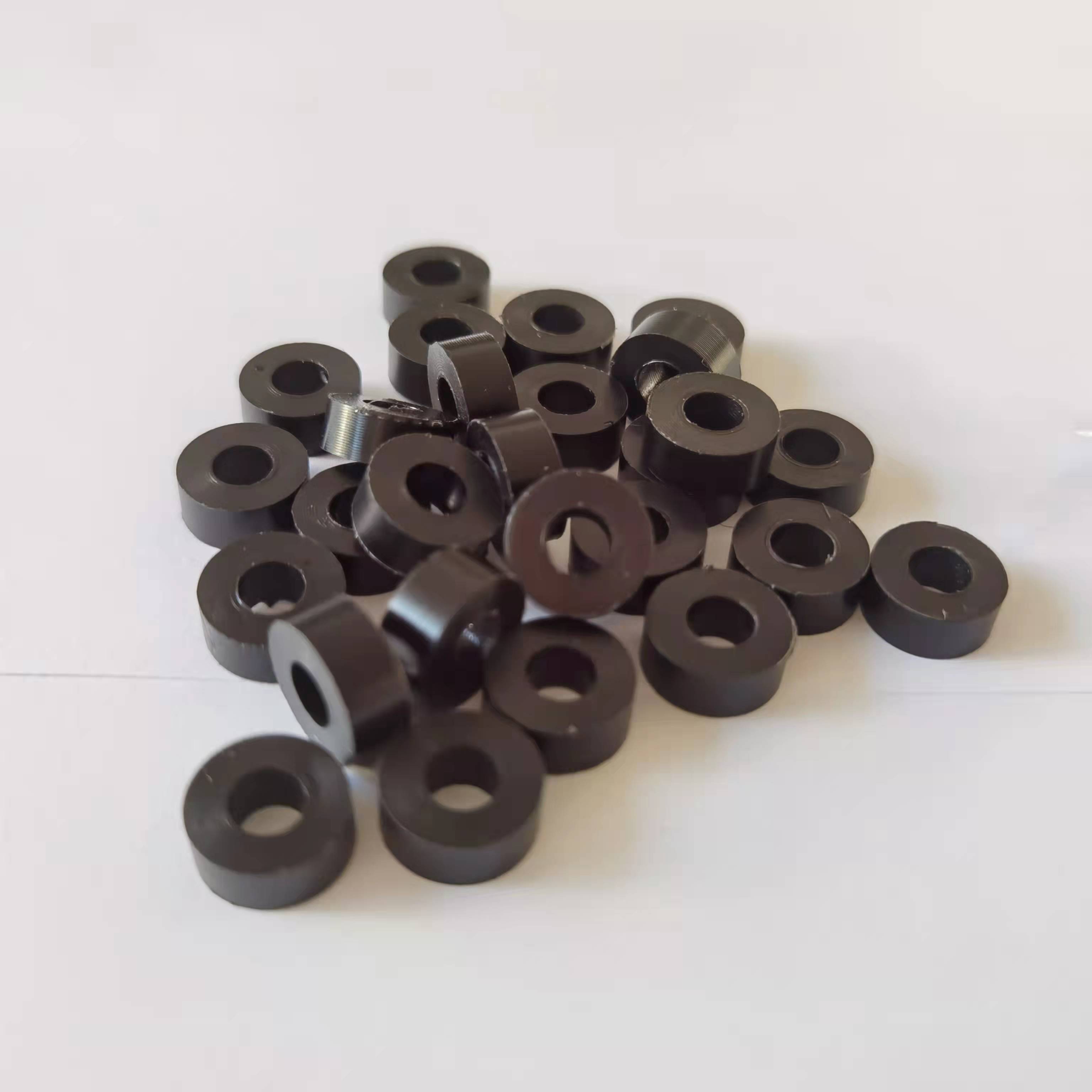 12*5.5*5 mm Black POM spacers Delrin Round nylon plastic flat washers