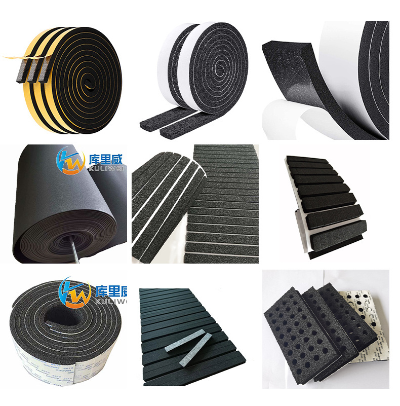 20x5mm 5M Waterproof Adhesive Foam Weather Draught Excluder Seal Door Window Strip EPDM Rubber Sealing Strip/roll FOAM,EPDM