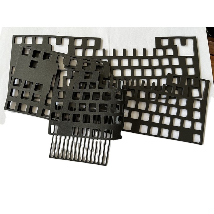 Shaft under the mat shock-proof mute keyboard pu foam sheet poron gasket xrd custom die cut OEM 4701/le-20 Black 2/3/3.5/4/5mm