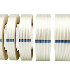 Hot melt glue Glass Fiber Self Adhesive Weave Cross Filament Tape