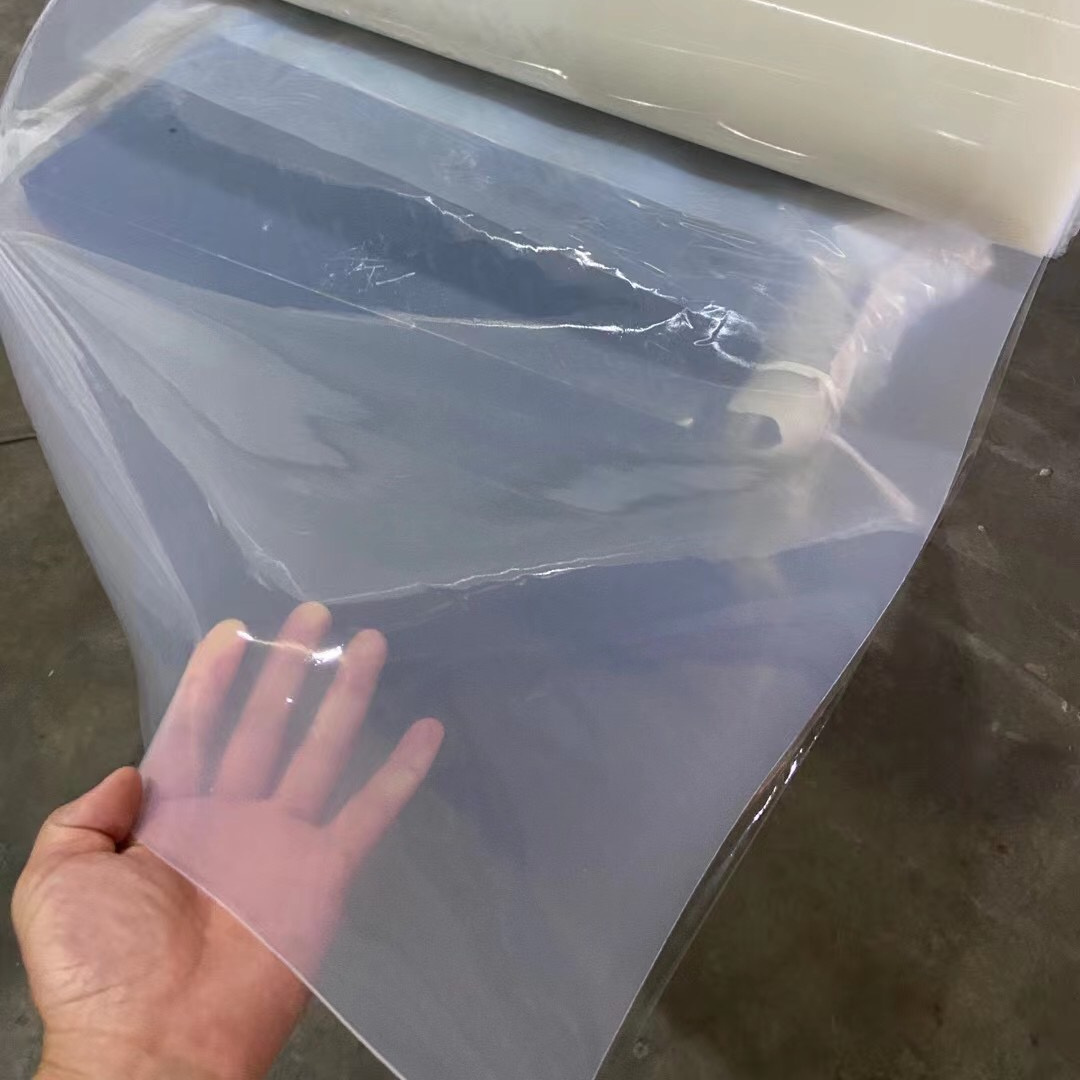 flexible heat resistant transparent Silicone Rubber Sheet 1.0mm and 2mm thick 10meters length